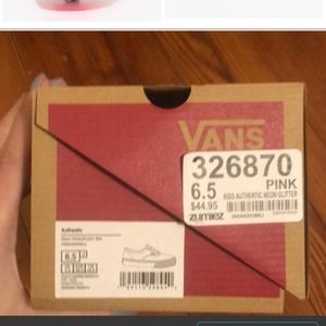 Melissa pink glitter vans